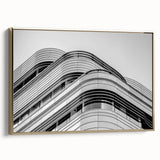 Landscape art painting of London on framed canvas, featuring muted gold and black tones, ideal for bedroom wall decor.