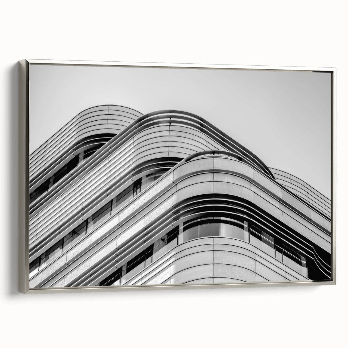 Landscape art painting of London featuring colorful art on black background, framed canvas, ideal for office decor.