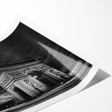 Extra large wall art featuring line art flowers in muted tones on a rolled print, ideal for large living room decor.