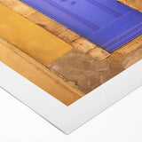 Art deco poster of a Provence landscape in muted earth tones on rolled canvas, suitable for dining room or bathroom wall art.