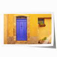 Rolled print of Provence scenery with vibrant floral elements in pastel colors, suitable for dining room wall art.
