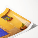 Extra large wall art featuring line art flowers in muted earth tones on a rolled print, suited for large living room decor.