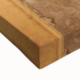 Black and white landscape art painting of Provence on stretched canvas, ideal for bedroom wall decor.