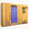 Provence landscape on stretched canvas, featuring soft pastel colors, ideal for kitchen wall art.