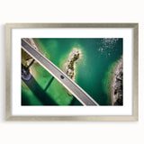 Extra large abstract art print of a Bavarian landscape in muted earth tones on a textured canvas.