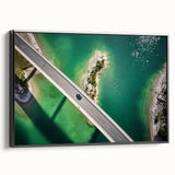 Black and white landscape art painting of Bavarian scenery on framed canvas, ideal for bedroom wall decor.