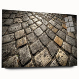 Acrylic print of Rome scenery in soft pastel shades, ideal for bedroom or dining room art.