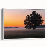 Vintage poster art of a European scenery in Latvia on a framed canvas, featuring colorful art on a black background.
