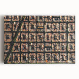 Black and white image of Barcelona skyline on a large stretched canvas, ideal for kitchen wall art or bedroom decor.