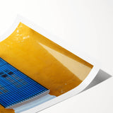 Extra large wall art featuring line art flowers in muted earth tones on a rolled canvas.