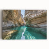Black and white print of a Middle Eastern landscape on stretched canvas, suitable for kitchen wall art.