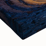 Black and white landscape art painting of Oman scenery on large stretched canvas, ideal for bedroom wall decor.