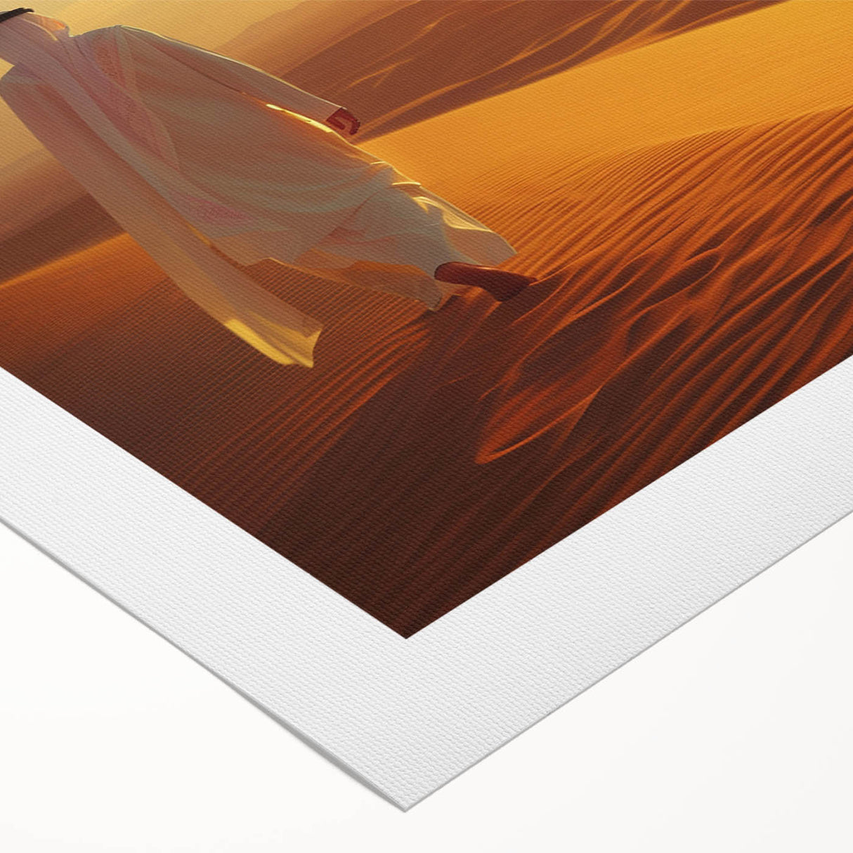 Art deco poster of Abu Dhabi skyline in muted metallic tones on rolled canvas, suitable for dining room wall art.
