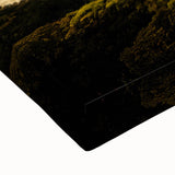 Large art of a black and white landscape painting of Fiji on stretched canvas, suitable for bedroom wall decor.