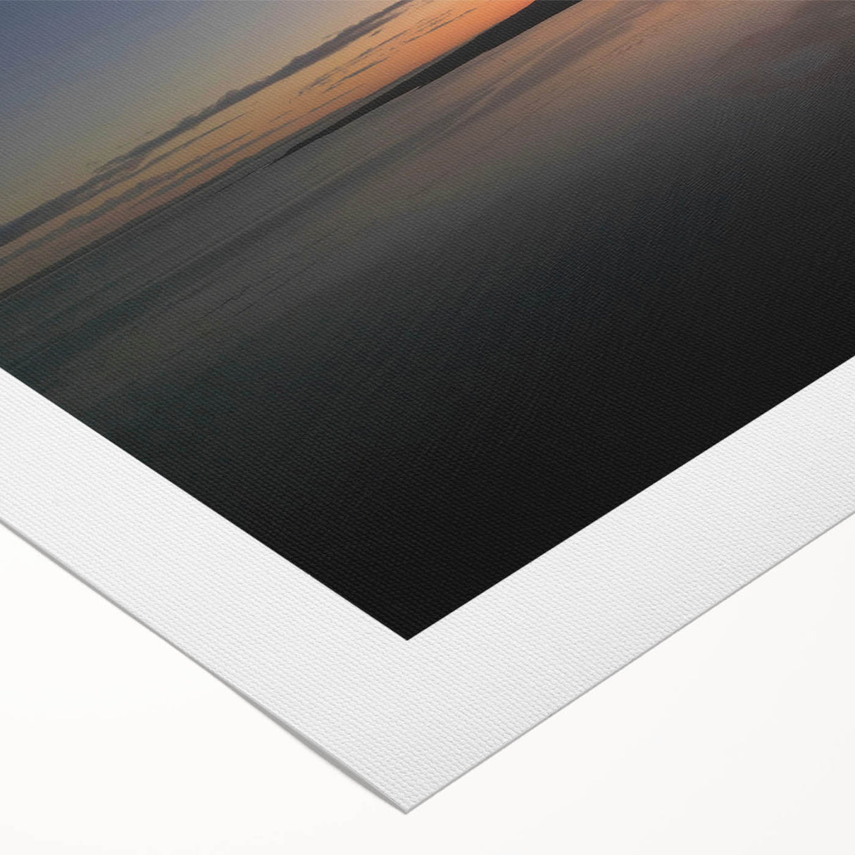 Art deco poster depicting the Auckland skyline in muted blues and grays on rolled canvas, suitable for dining room decor.