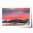 Extra large rolled canvas print of Canterbury, New Zealand scenery with vibrant green and blue tones.