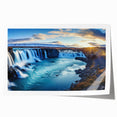 Extra large rolled print of a South American scenery in Argentina, featuring vibrant floral elements.