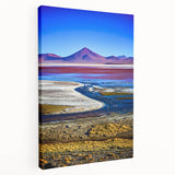 Large canvas print of a Bolivian landscape in muted earth tones, suitable for kitchen wall art.