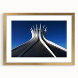 Extra large abstract art print of a textured Brazilian landscape in muted earth tones on a framed canvas.