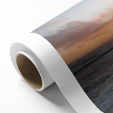 Art Deco-style poster of Alabama scenery on rolled canvas, featuring soft pastel colors, ideal for nursery wall art.