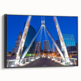 Black and white landscape art painting of Connecticut scenery on framed canvas, ideal for bedroom wall decor.