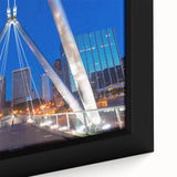 Black wall art featuring a textured Connecticut scenery in vibrant colors on a framed canvas, ideal for living room decor.