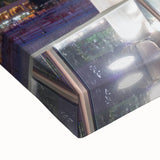 Black and white landscape art painting of Connecticut scenery on large stretched canvas, suitable for bedroom wall decor.