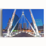 Black and white photograph of Connecticut scenery on large stretched canvas, suitable for kitchen wall art.