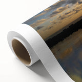 Art Deco poster of Daytona scenery on rolled canvas, featuring pastel shades; ideal for nursery wall art.