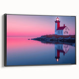 Black and white landscape art painting of Maine scenery on a framed canvas, suitable for bedroom decor.