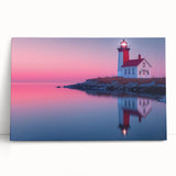Black and white photograph of Maine coastline on stretched canvas, ideal for kitchen wall art or bedroom ambiance.