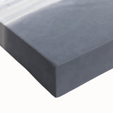 Black and white landscape art painting of Vermont scenery on large stretched canvas, suitable for bedroom decor.