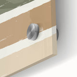 Large abstract wall art depicting autumn-themed colors on acrylic glass, suitable for enhancing dining room ambiance.