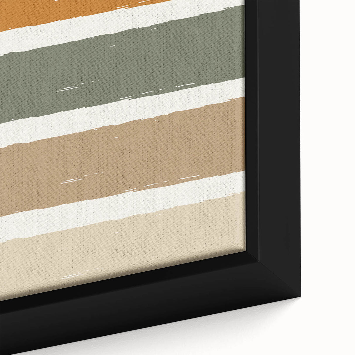 Close-up of textured black wall art featuring vibrant autumn leaves on a large framed canvas, ideal for living room decor.