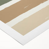 Art deco poster of a stylized autumn scene in warm orange and brown tones on rolled canvas, suitable for dining room decor.