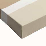 Black and white landscape art painting on stretched canvas featuring a serene tree in autumn, ideal for bedroom wall art.