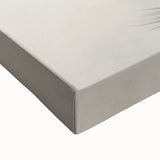 Large art depicting a winter landscape on stretched canvas in black and white tones, suitable for bedroom wall decor.