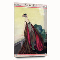 1929 Art Deco Vogue Fashion Print - Elegant Pearl Gown Wall Art