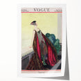 1929 Art Deco Vogue Fashion Print - Elegant Pearl Gown Wall Art