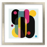 Geometric Abstract Wall Art – Large Canvas & Framed Print