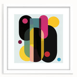 Geometric Abstract Wall Art – Large Canvas & Framed Print