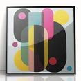 Geometric Abstract Wall Art – Large Canvas & Framed Print