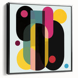 Geometric Abstract Wall Art – Large Canvas & Framed Print