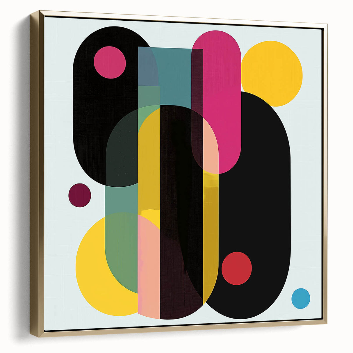 Geometric Abstract Wall Art – Large Canvas & Framed Print