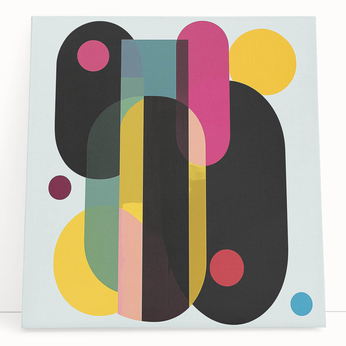 Geometric Abstract Wall Art – Large Canvas & Framed Print
