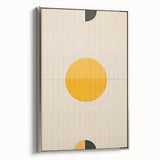 Framed minimalist wall art in abstract design, featuring silver accents and a sleek side view, ideal for modern home decor and artistic interiors.