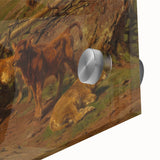 Baroque Pastoral Landscape Wall Art – Rustic Farm Scene Elegance