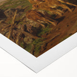 Baroque Pastoral Landscape Wall Art – Rustic Farm Scene Elegance