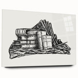 Expressionist Art - Stack of Books and Stationery by Leo Gestel