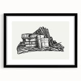 Expressionist Art - Stack of Books and Stationery by Leo Gestel